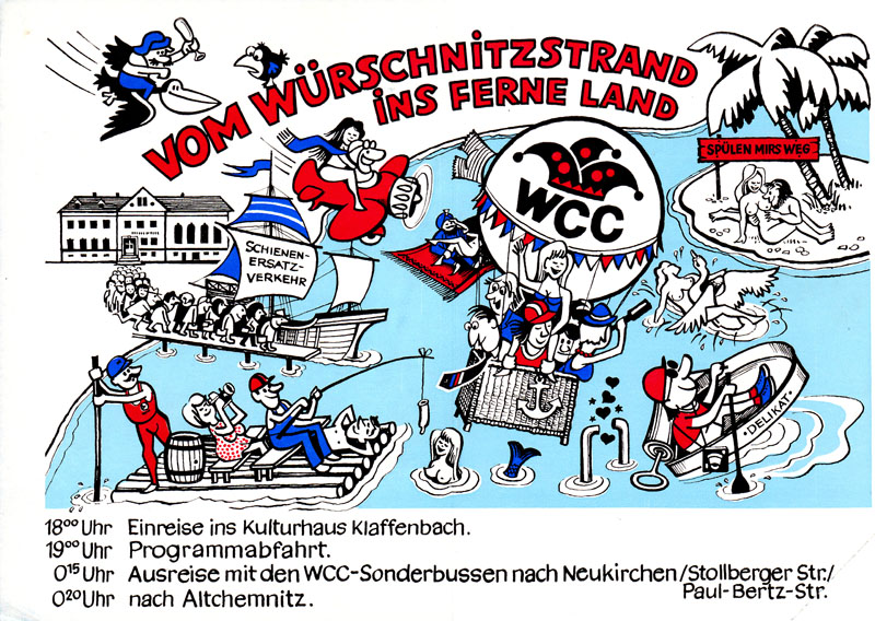 WCC - 1988 / 1989 - Vom Würschnitzstrand ins ferne Land