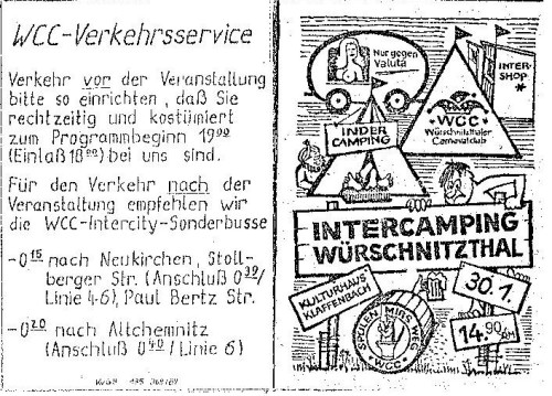 WCC - 1987 / 1988 - Intercamping Würschnitzthal