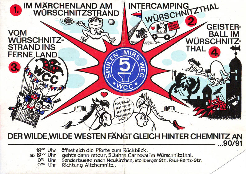 WCC - 1990 / 1991 - Der wilde wilde Westen fängt gleich hinter Chemnitz an