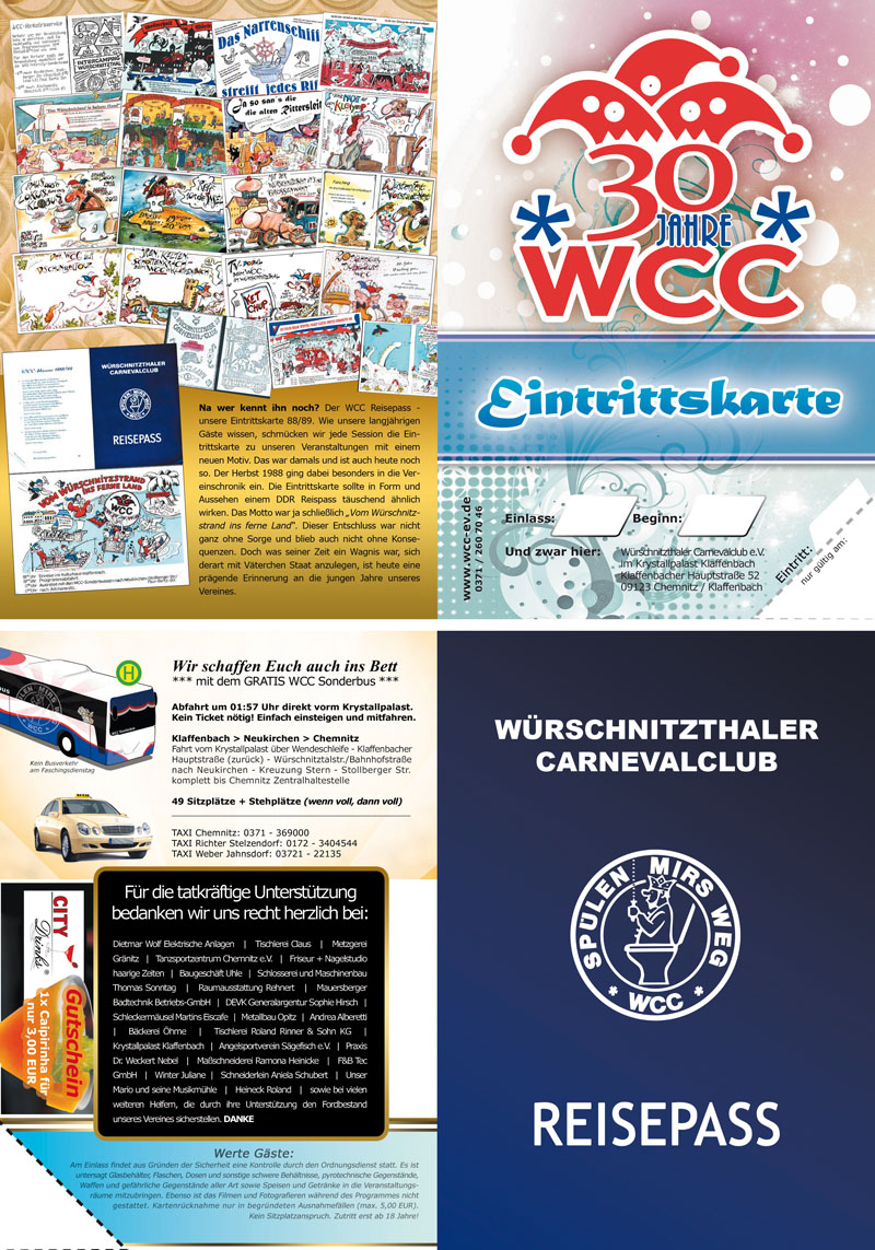 WCC - 2015 / 2016 - 30 Jahre WCC - Unser großes JUBILÄUM